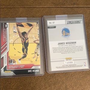 2020 Panini Instant JAMES WISEMAN RC #57 1/659